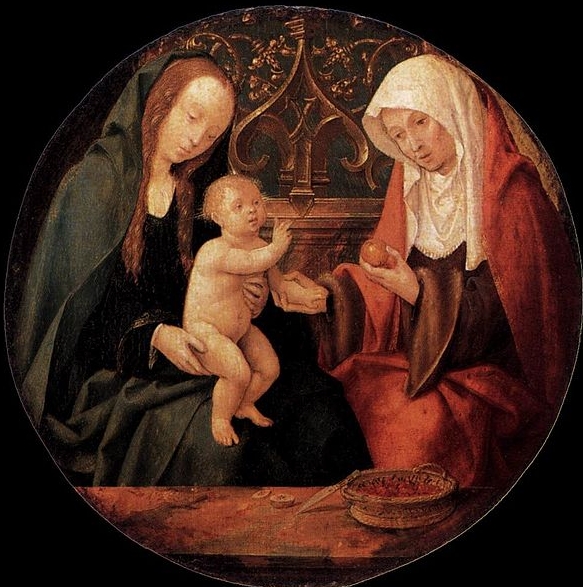 Virgin and Child with St Anne